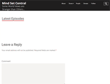 Tablet Screenshot of mindsetcentral.com
